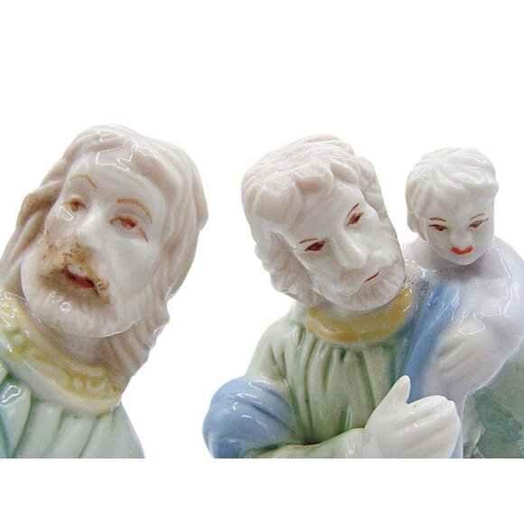 Vintage K's Collection Ceramic Jesus Baby/Child Figurines Size 6x3" Religious - Picture 6 of 12